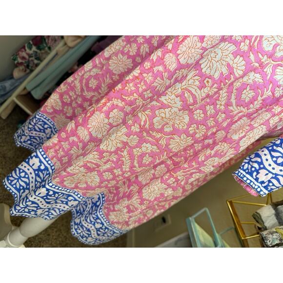 SZ Blockprints Jaipur Blockprint Caftan - Picture 5 of 6